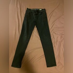 Arizona Jean Company Charcoal Grey Distressed Denim 30W x 34L
